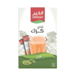 الخير شاي كرك بالهيل 22 جرام * 12 عود