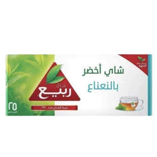 الربيع شاي أخضر بالنعناع 25 كيس