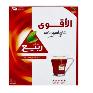 الربيع شاي اسود ناعم الاقوى 100 كيس