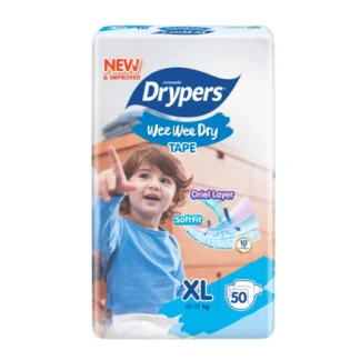 حفاضات درايبرز وي وي دراي للأطفال مقاس XL (50 قطعة)